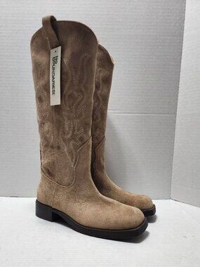 New No Boundaries Square Toe Western Boots - Sand - Size 7